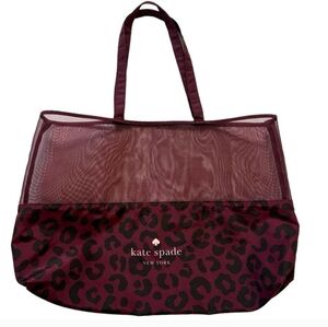 Kate Spade Mesh carryall tote